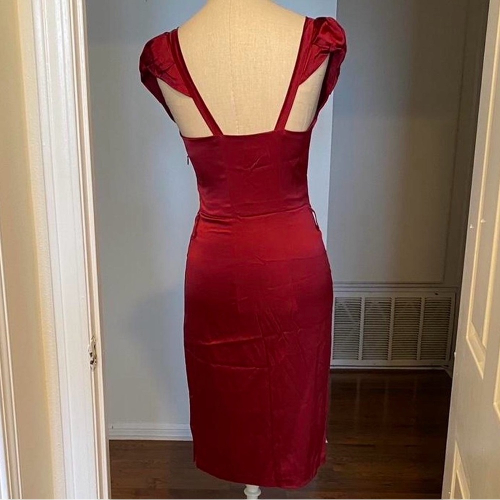 Renee Bardot Silk Cocktail Dress pre owned. S - Picture 2 of 7